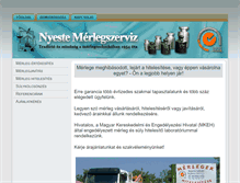 Tablet Screenshot of merleghitelesites.hu
